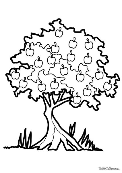 Дерево раскраска