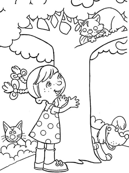 Раскраски добрые лето для детей