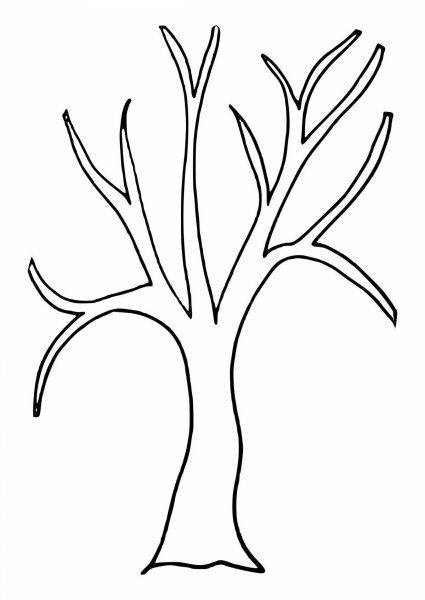 Трафарет "дерево"