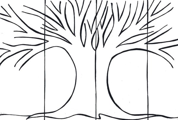 Раскрасить деревья по временам года