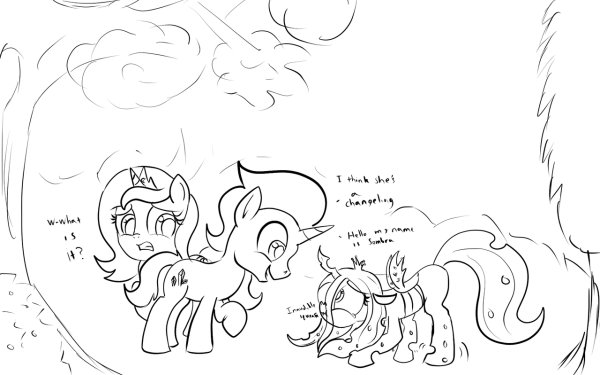 Раскраска пони Сомбра