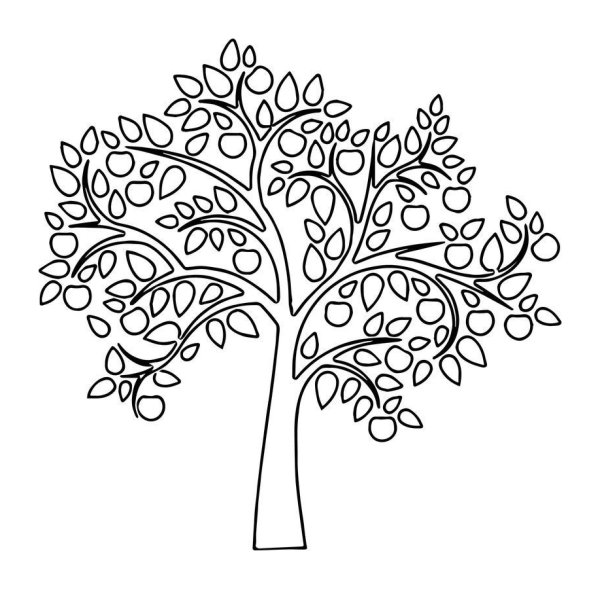 Дерево раскраска