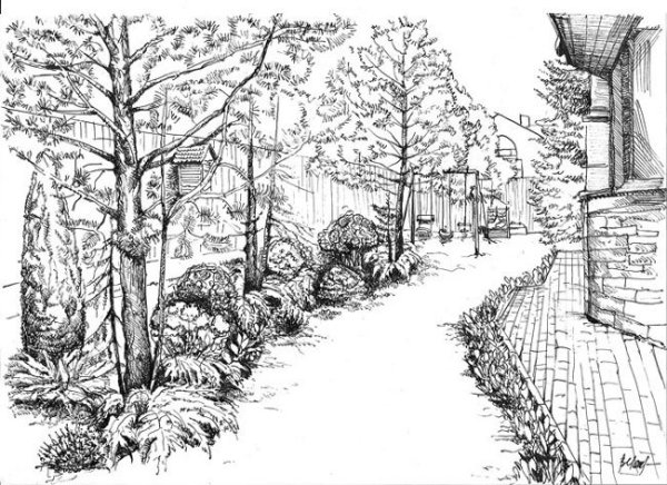 Городские ландшафты Графика