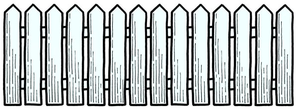 Забор раскраска