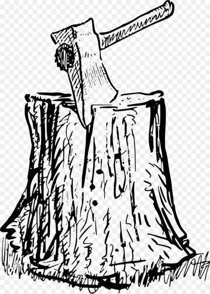 Пенек с топором