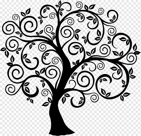 Декоративное дерево вектор