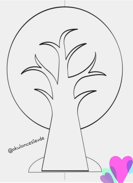 Аппликация дерево