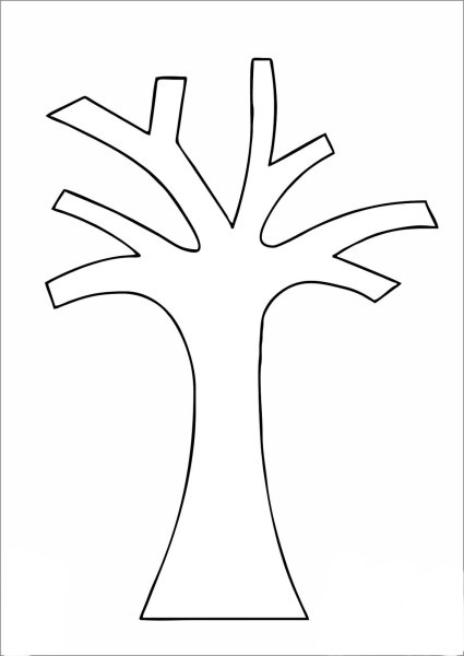 Ствол дерева для аппликации