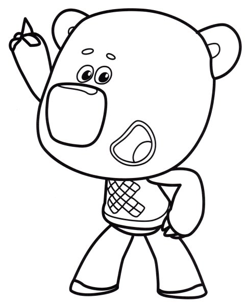 Раскраски Мимимишки тучка и Кеша