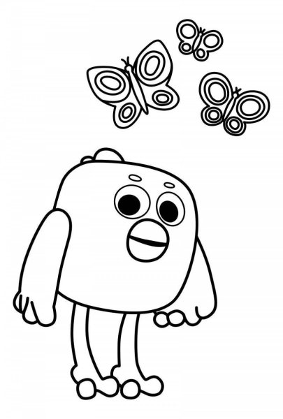 Раскраска Мимимишки