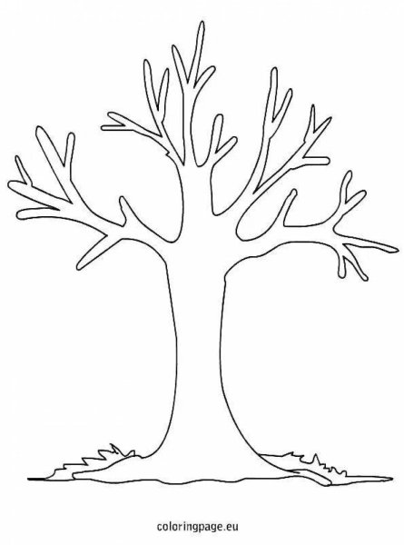 Трафарет "дерево"