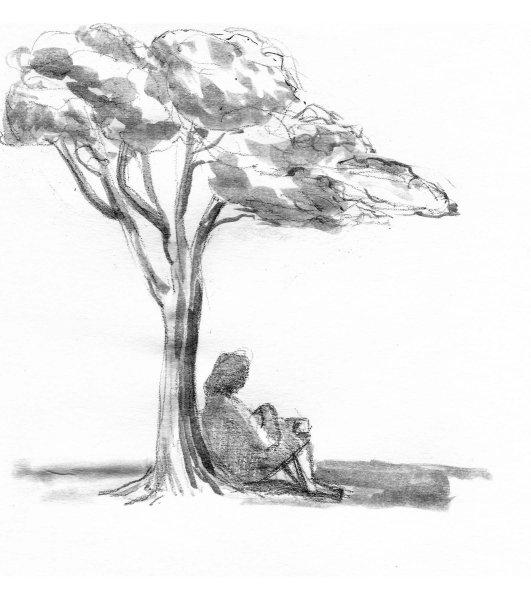 Мужчина дерево рисунок