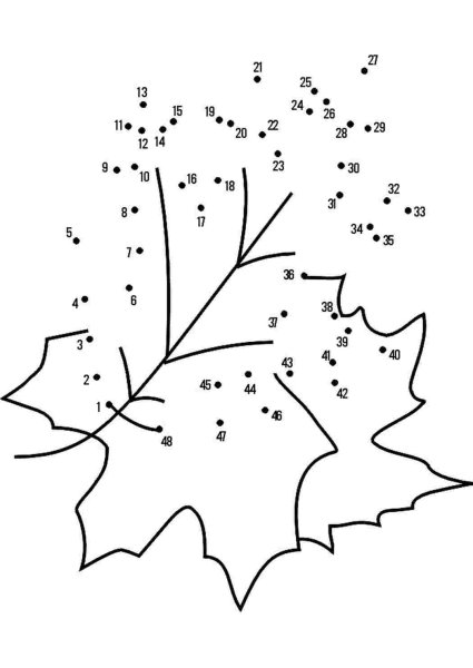 Рисование по точкам дерево