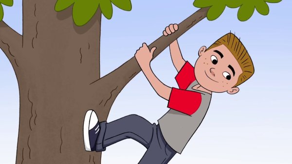 Мальчик на дереве