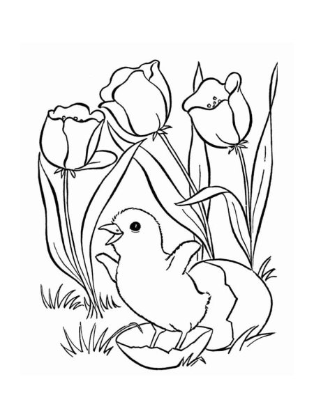 Весенние рисунки для детей