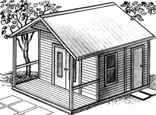 Эскиз дачного домика