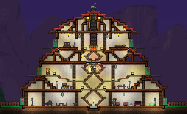 Террария японский дом