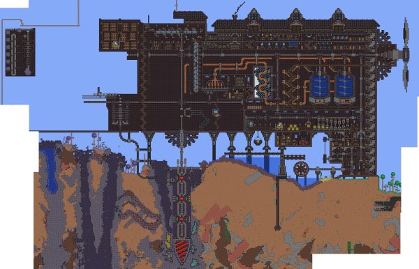 Песчаный дом террария