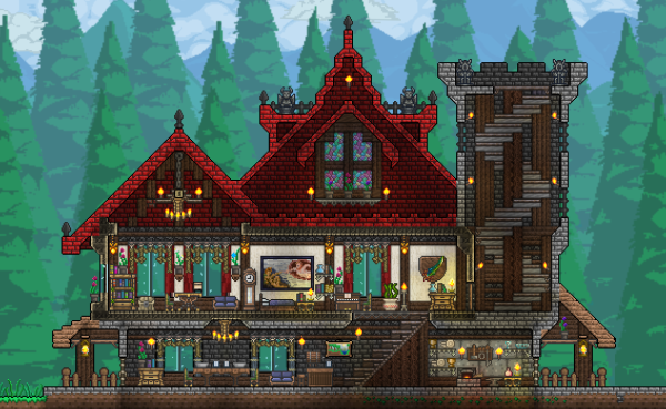 Terraria дом