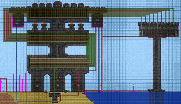 Дом в террарии схема