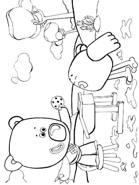 Раскраска Мимимишки