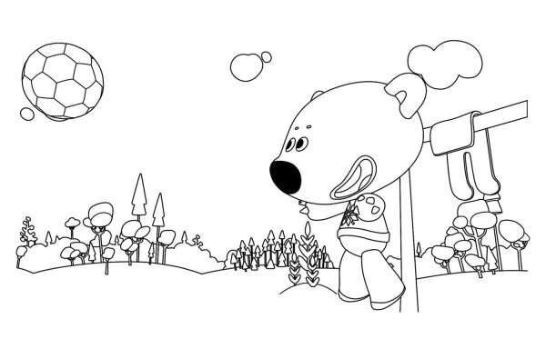 Раскраска Мимимишки