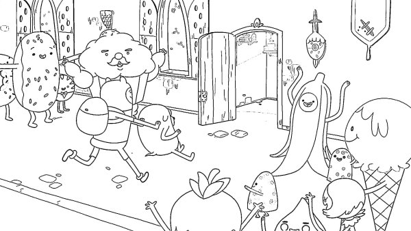 Раскраска время сонышкопросёся музей кот