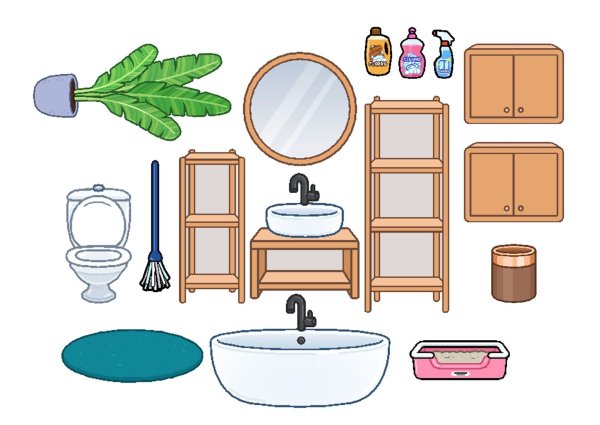 Ванная мебель toca boca