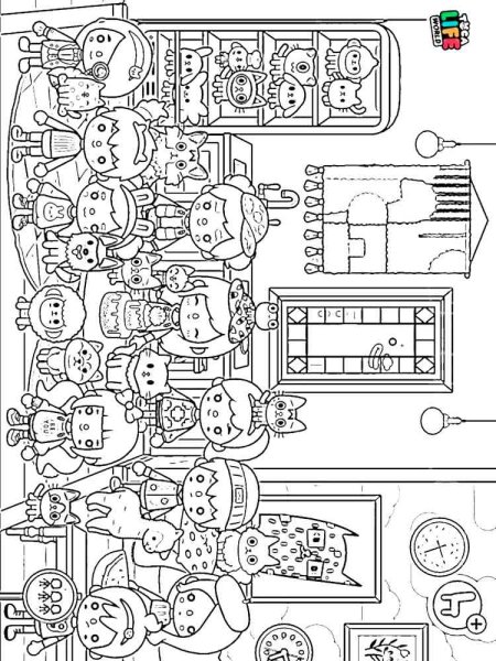 Раскраска токо Боко