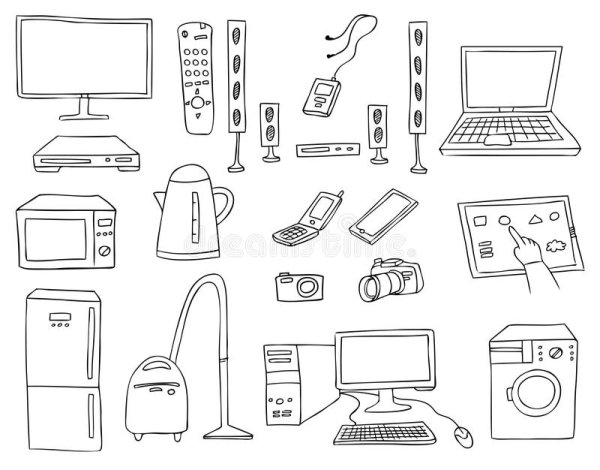 Бытовая техника вектор