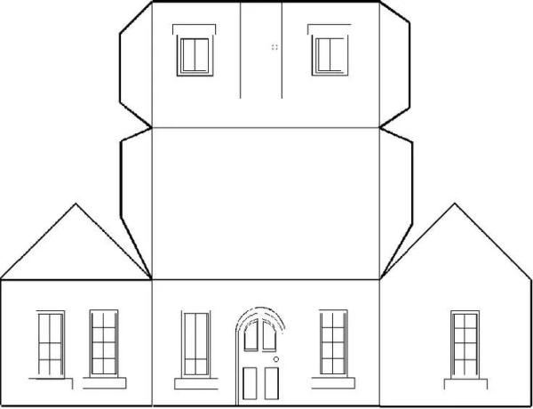 Макет домика