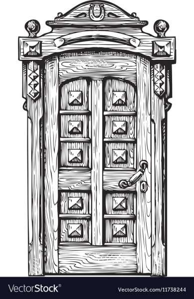 Старинная дверь