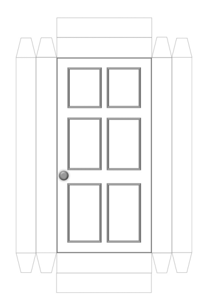 Двери в бумажный домик