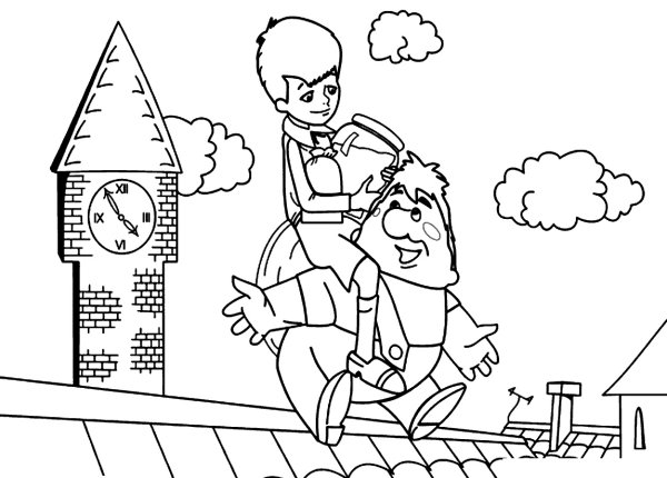 Карлсон раскраска