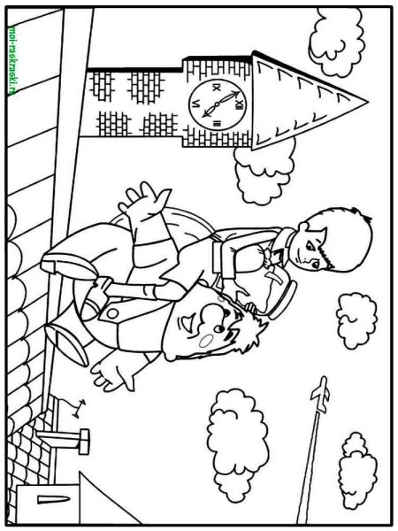 Малыш и Карлсон картинки раскраски