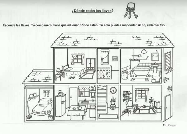 Раскраска домик для кукол
