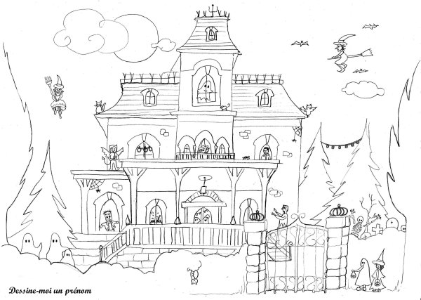 Эскиз сказочного города