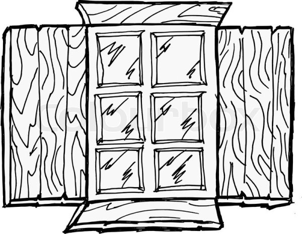 Разрисовка деревянных оконных рам