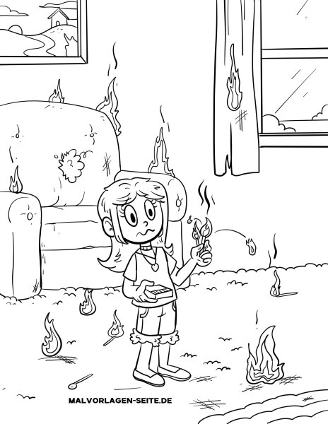 Спички детям не игрушка раскраска для детей