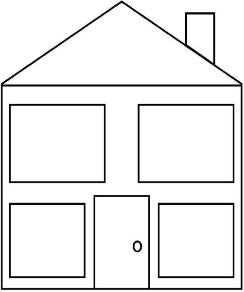 Домик пустые комнаты для детей