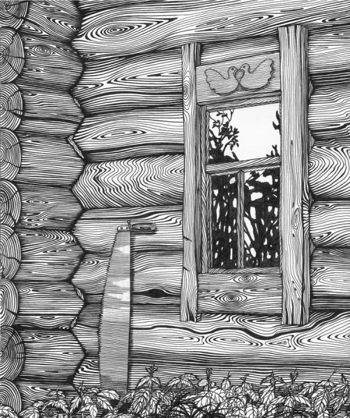 Изба в графике