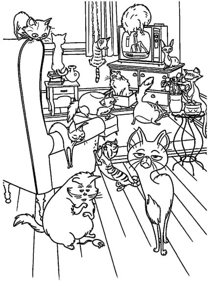 Раскраска Тайная жизнь домашних животных 2