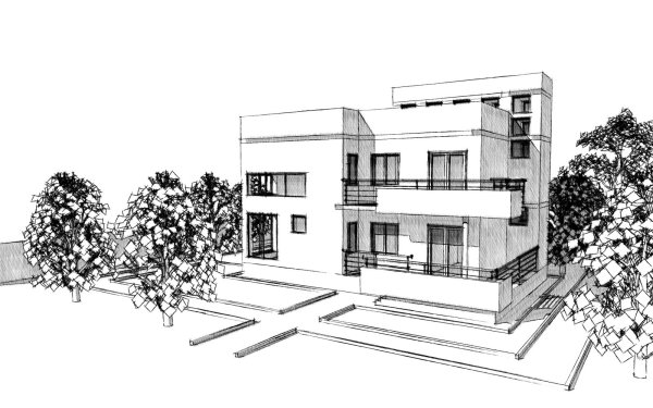 Чертежи современных зданий