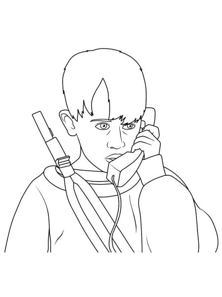 Раскраски из фильма один дома