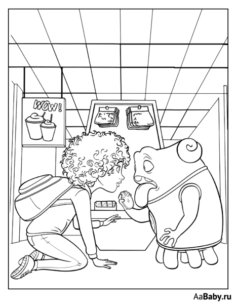 Раскраски дом мультфильм