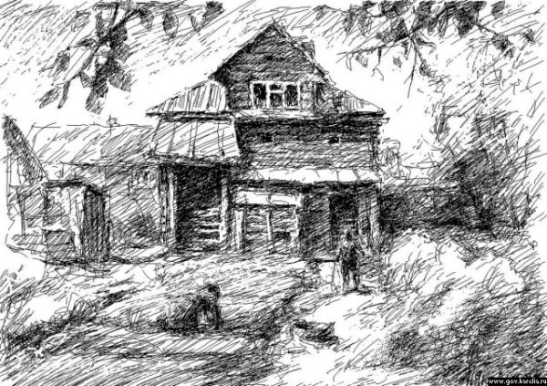 Иллюстрация к рассказу старый дом