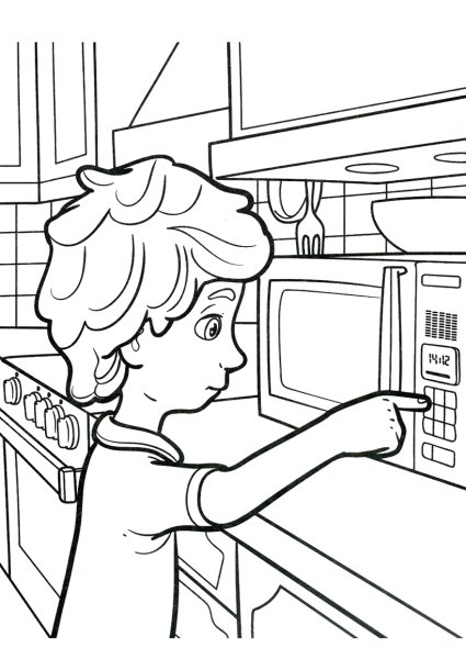 Дим Димыч Фиксики раскраска