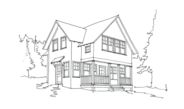 Русская усадьба раскраска