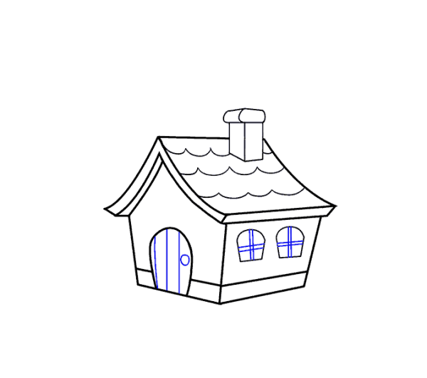 Домик для рисования