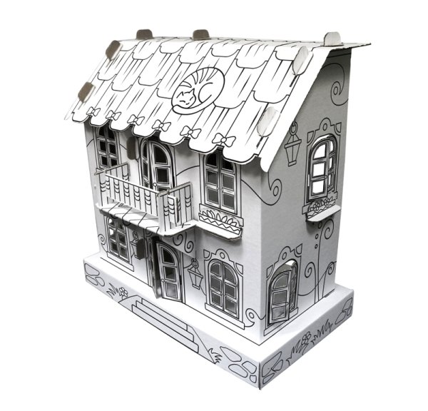 Домик из картона